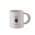 Simple thick household gargle cup cute student dorm toothbrush cup with cloud tree print. - 500ml / Cloud and Tree Cup