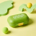Portable travel soap box with lid, cute sealed waterproof plastic soap container for home and trip. - Soap Dish with Lid / Pine Green