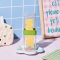 Tazza da viaggio portatile in plastica per spazzolino bicchiere collutorio stile dopamina - Verde Matcha Dopamina