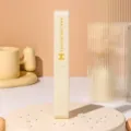 Caja de cepillo de dientes de viaje portátil estuche antipolvo amarillo con tapa - Blanco