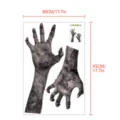 Halloween Zombie Hände Wandaufkleber gruselig Horror Wandtattoos für Party Deko - Zombie Hand Rahmen Stil (Y1666)