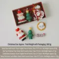 Christmas scented candle gift set, cute Santa Claus and tree design for desktop home decor. - Christmas Eve (Heart-Holding Santa + Star Tower Tree + Biscuit Base Snowman + Sign) / Gift Box