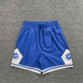 Unisex color block sports shorts elastic waist casual streetwear athletic apparel item - S / Bottoms / Blue