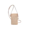 Sac bandoulière minimaliste en paille tissée pour femmes, mini sac de téléphone. - Style 1