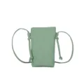 Petit sac bandoulière pour téléphone en toile pour femme, pochette mobile décontractée. - Vert