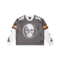 S / Tops / Brown/White/Orange