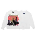 S / Western Desert Skull Print Top (G818) / White