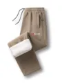 Thickened double-sided fleece winter warm casual sweatpants in khaki with adjustable drawstring. - XS / Bottoms / Khaki