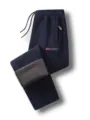 Thickened double-sided fleece sweatpants for winter, warm casual trousers with pockets. - XS / Bottoms / Navy Blue