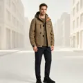 Heren outdoor hooded jas lente herfst casual winddicht bergbeklimmen jasje kleding - M / Khaki