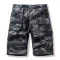 Men tactical cargo shorts casual camo military five point pants streetwear apparel - 30 / Gray