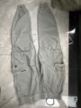 Pantalon cargo japonais d'été pour homme, pantalon décontracté ample et poches. - 38 / Bas / Gris clair