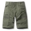 Men's military cargo shorts casual multi-pocket outdoor tactical five-point shorts green - 42 / Army Green