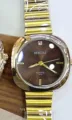 MICAI Vintage Bamboo Link Gold Chain Quartz Women Watch Minimalist Chic Wristwatch - All Gold Coffee Dial