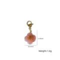 Ciondolo trifoglio DIY con chiusura a moschettone pietra rosa cristallo sole gioiello - Ciondolo Quadrifoglio Rosa a Stella (XBN260905-21)