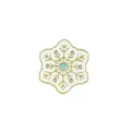 Schneeflocke Legierung Brosche Weihnachtsgeschenk Emaillierte Anstecknadel Schmuck Zubehör Stil - Schneeflocke Stil