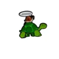 Cute cartoon turtle and snail enamel pin alloy brooch, funny animal badge for clothing accessories. - Turtle (284-5)