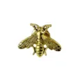 Broche abeille dobee en metal accessoire de mode pour decoration de vetements unisexe - 362-4 (Abeille Dorée)