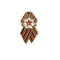 Soviet style vintage metal enamel brooch badge creative apparel accessory decor item - Style 340-4