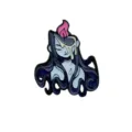 Creative gothic candle girl enamel pin unique metal cartoon badge fashion apparel accessory - Candle Girl