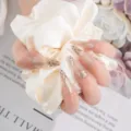 Uñas postizas largas con lujoso estampado de leopardo, detalles metálicos y brillantes. - XS / Estilo 001 Uñas Postizas