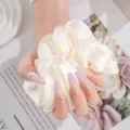 Uñas postizas hechas a mano con degradado rosa y pedrería 3D para un estilo muy elegante. - XS / Estilo 008 Uñas Postizas