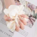 Handmade long press-on nails with transparent leopard print and 3D crystal rhinestone decorations. - XS / Style 001 Press On Nails