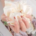 Elegant press-on nails with rhinestones and gradient design, perfect variant style for chic looks. - XS / Style 002 Press On Nails