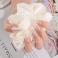 Uñas postizas estilo Ins largas atúd nude diamantes cruz lujo hechas a mano postizas - XS / Estilo 013 Uñas Postizas