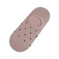 Women Summer Thin Boat Socks Pink Polka Dot Breathable Low Cut Invisible Short Socks - One Size / Pink Dots