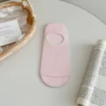 Women's Japanese solid color mesh breathable boat socks, summer thin low-cut short socks. - One Size / Pink