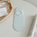 Chaussette bateau respirante en maille vert clair, chaussette invisible fine d'été. - Taille unique / Bleu