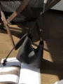 Genuine leather black bucket bag, casual shoulder hobo bag with large capacity for women. - Black