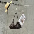 Dark brown leather hobo bag, soft cowhide single shoulder bag, casual commuting tote purse. - 35*9*18cm / Chocolate