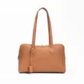 Elegante Damen Ledertasche, hochwertige Rindsleder Victoria Schultertasche Handtasche. - Goldenes Kastanienbraun