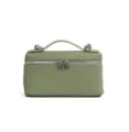 Borsa a scatola in pelle verde donna borsa a mano manico superiore tracolla design elegante lusso - Verde matcha