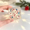 Weihnachtlicher Eiswürfel Anti Stress Spielzeug langsam steigend mit Weihnachtsmann Füllung Detail - 5.5cm Weihnachts-Eiswürfel Stil 1 OPP Beutel