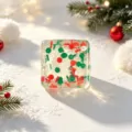 Weihnachten limitierter Eisblock Anti-Stress Squeeze Spielzeug langsam steigendes Spielzeug - 5.5cm Weihnachts-Eiswürfel Stil 2 OPP Beutel