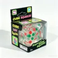 Weihnachten transparenter Squishy Wuerfel Anti Stress langsam zurueckfedernder Spielzeugkarton - 5.5cm Weihnachts-Eiswürfel Stil 2 Farbbox
