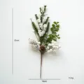 Artificial Christmas berry pine pick for holiday home decor, floral arrangement 33cm - Style J