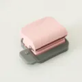 Compact pink 6-hole paper puncher for loose leaf binders, cute student journal stationery tool. - Light Pink