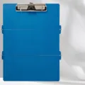Foldable Nursing Clipboard Blue Aluminum Folding Clipboard with Silver Metal Clip 1mm Thick - Lightweight Version / Blue