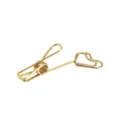 Pince memo coeur en metal dore porte-carte de visite support photo mariage variante - Style Coeur / 100mm / Or