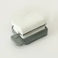 Portable 6-Hole Loose Leaf Paper Puncher Mini Binder Hole Punch for Student Stationery - White