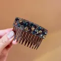 Peigne à cheveux strass scintillant épingle cristal vintage français élégant accessoire pour femme - Multicolore Spécial