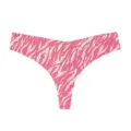 Donna perizoma senza cuciture stampa zebrata rosa sexy vita bassa sottoindumento intimo comodo - Taglia S / Rosa