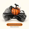 Halloween Kuerbis Haarklammer schwarze Schleife Fledermaus Haarschmuck fuer Kinder Party - Spinne Haarklammer / Kürbis Schleife