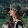 Summer outdoor quick-drying bucket hat for women, UV protection sun hat with windproof rope. - Reflective Label Bucket Hat [Army Green]