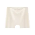 High-waist seamless women shapewear underwear breathable tummy control panties solid color beige - S / White