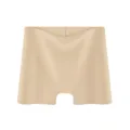 Women's high waist seamless shaping briefs nude tummy control breathable daily safety shorts - Khaki